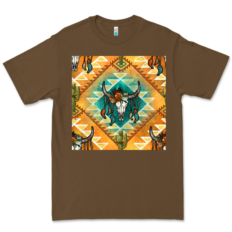 Native American Aztec Seamless Pattern Premium Tee by BundleAndBundleShop | Teevron