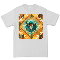 Dove Grey native american aztec seamless pattern Premium Tee - BundleAndBundleShop