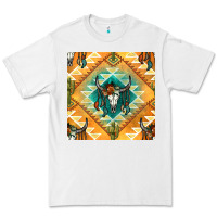 White native american aztec seamless pattern Premium Tee - BundleAndBundleShop