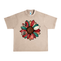 French Oak Christmas sunflower Urban Heavy Tee - CowhideDigitalArt