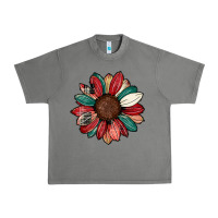 Tornado Christmas sunflower Urban Heavy Tee - CowhideDigitalArt
