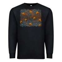 Black tooled leather fall background Premium Sweatshirt - RanaPortraitStore