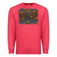 Cardinal tooled leather fall background Premium Sweatshirt - RanaPortraitStore