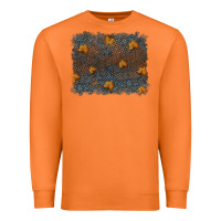 Carrot tooled leather fall background Premium Sweatshirt - RanaPortraitStore