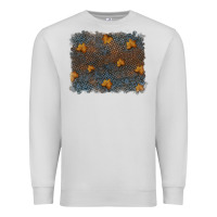 Dove Grey tooled leather fall background Premium Sweatshirt - RanaPortraitStore