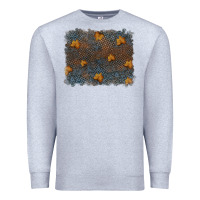 Heather Grey tooled leather fall background Premium Sweatshirt - RanaPortraitStore