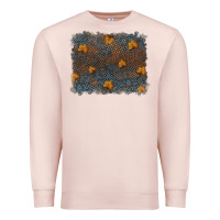 Pale Pink tooled leather fall background Premium Sweatshirt - RanaPortraitStore