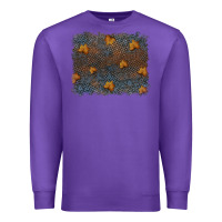 Purple tooled leather fall background Premium Sweatshirt - RanaPortraitStore