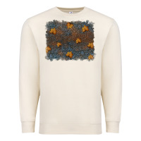 Sandshell tooled leather fall background Premium Sweatshirt - RanaPortraitStore