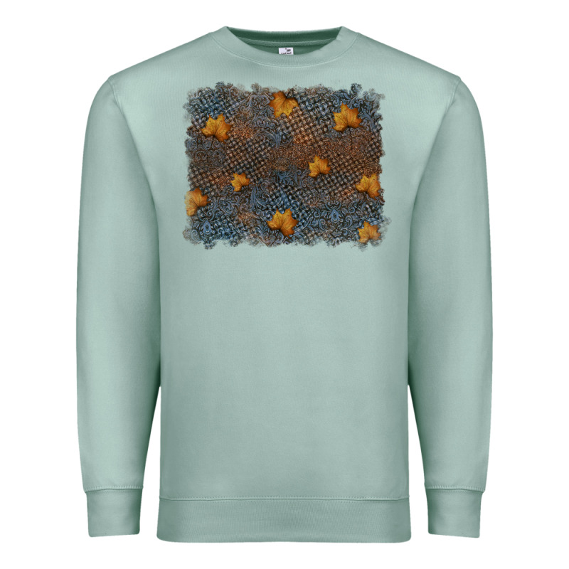 Tooled Leather Fall Background Premium Sweatshirt by RanaPortraitStore | Teevron