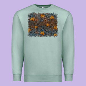 Tooled Leather Fall Background Premium Sweatshirt Designed By Ranaportraitstore