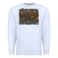 White tooled leather fall background Premium Sweatshirt - RanaPortraitStore