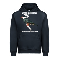 Navy western ground parrot rare wild and west australian Urban Hoodie - Bettercallsaul