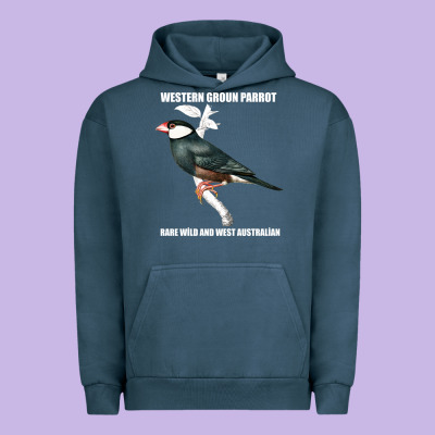 Western Ground Parrot Rare Wild And West Australian Urban Hoodie Designed By Bettercallsaul