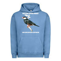 Pigment Pebble Blue western ground parrot rare wild and west australian Urban Hoodie - Bettercallsaul