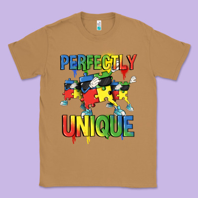 Perfectly Unique Autism Awareness Day Classic Tee Designed By Fadigitalartstudio