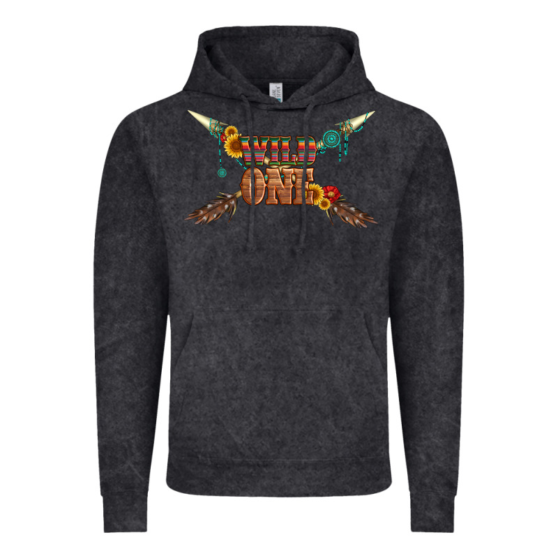 Wild One With Gemstone And Sunflower Vintage Hoodie by Artiststas | Teevron