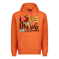 Carrot love my job teacher life Premium Hoodie - BarkalooDesign