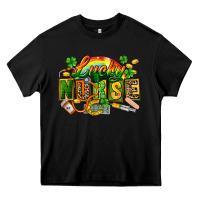 Black lucky nurse Heavy Core Tee - FaDigitalArtStudio