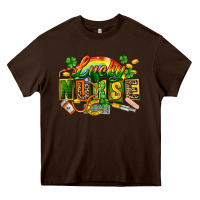 Chocolate Brown lucky nurse Heavy Core Tee - FaDigitalArtStudio
