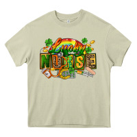 Mossy lucky nurse Heavy Core Tee - FaDigitalArtStudio