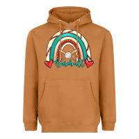 Meerkat Baseball Rainbow Heavyweight Hoodie - RanaPortraitStore