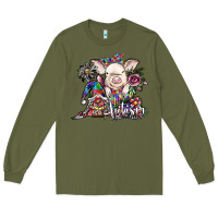 Army Green autism awareness3 Long Sleeve Tee - SublimationCraftShop