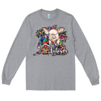 Heather Grey autism awareness3 Long Sleeve Tee - SublimationCraftShop