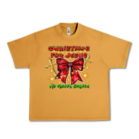 Peanut Butter festive christmas message with crosses Urban Heavy Tee - CowhideDigitalArt