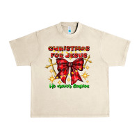 Sandshell festive christmas message with crosses Urban Heavy Tee - CowhideDigitalArt