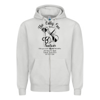 Dove Grey The Only One Salon Zipper Hoodie - Jasminsmagicworld