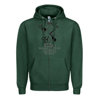 Sports Green The Only One Salon Zipper Hoodie - Jasminsmagicworld