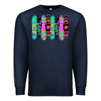 Navy tie dye brushstrokes Premium Sweatshirt - RanaPortraitStore