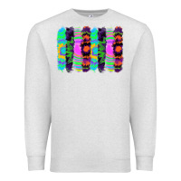 Oatmeal Heather tie dye brushstrokes Premium Sweatshirt - RanaPortraitStore