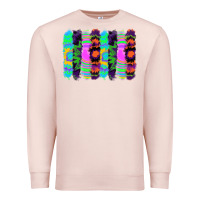 Pale Pink tie dye brushstrokes Premium Sweatshirt - RanaPortraitStore
