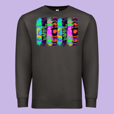 Tie Dye Brushstrokes Premium Sweatshirt Designed By Ranaportraitstore