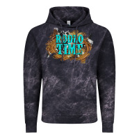 Cloud Black rodeo time  with leopard and cowhide Vintage Hoodie - Artiststas