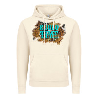 Vintage Artic rodeo time  with leopard and cowhide Vintage Hoodie - Artiststas