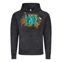 Vintage Black rodeo time  with leopard and cowhide Vintage Hoodie - Artiststas