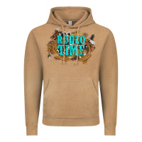 Vintage Camel rodeo time  with leopard and cowhide Vintage Hoodie - Artiststas