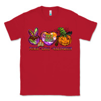 Red peace love halloween Classic Tee - BarkalooDesign