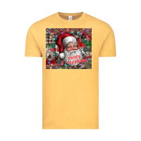 Vintage Mustard merry christmas Vintage Tee - CowhideDigitalArt
