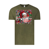 Vintage Olive merry christmas Vintage Tee - CowhideDigitalArt