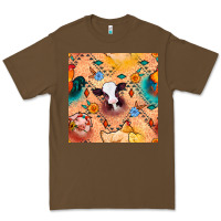 Cacao western farm animals seamless pattern Premium Tee - BundleAndBundleShop