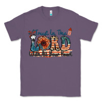 Lavender Trust in the lord with all your heart Classic Tee - FaDigitalArtStudio