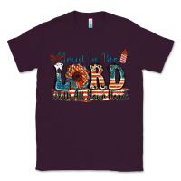Plum Trust in the lord with all your heart Classic Tee - FaDigitalArtStudio