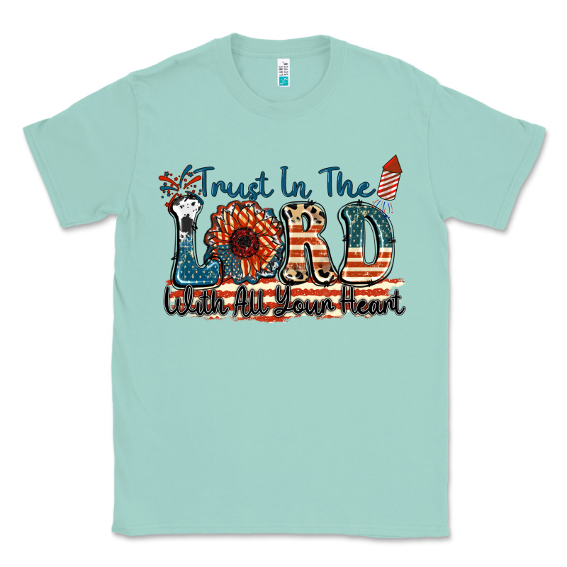 Trust In The Lord With All Your Heart Classic Tee by FaDigitalArtStudio | Teevron