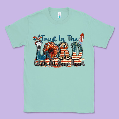 Trust In The Lord With All Your Heart Classic Tee Designed By Fadigitalartstudio
