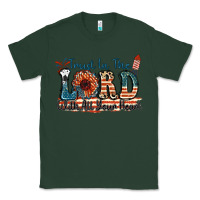 Sports Green Trust in the lord with all your heart Classic Tee - FaDigitalArtStudio