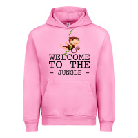 Fuchsia Pink Welcome To The Jungle Urban Hoodie - Bettercallsaul